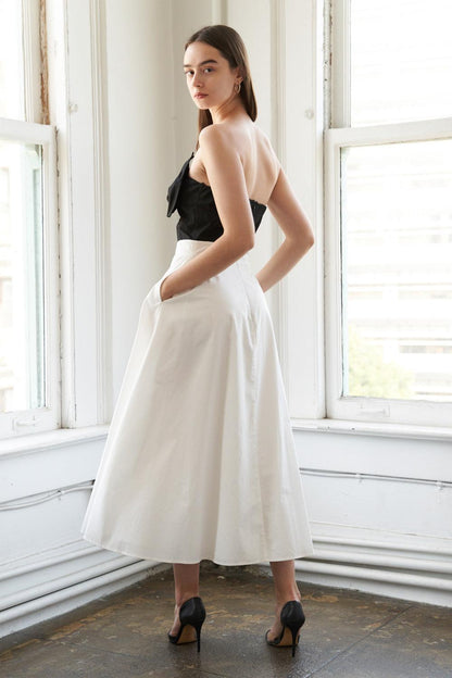 Blissful Breeze Woven Midi Dress