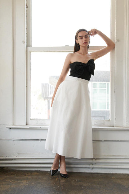 Blissful Breeze Woven Midi Dress