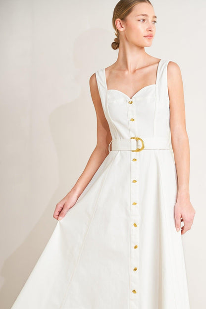 Bella Portofino Woven Midi Dress