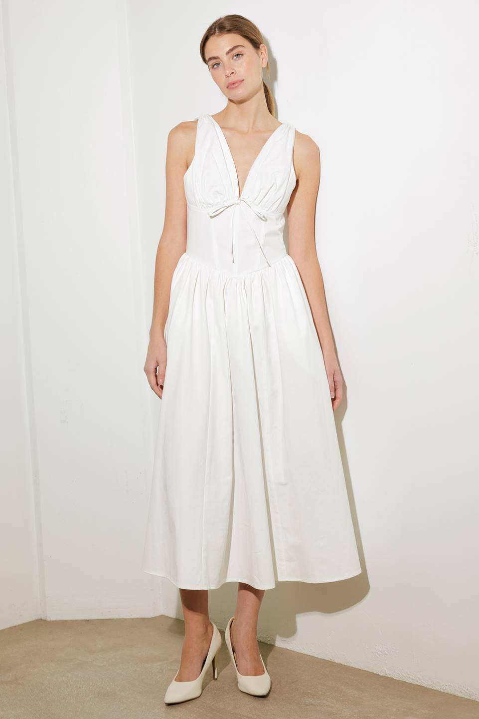 Fanciful Escapes Woven Midi Dress