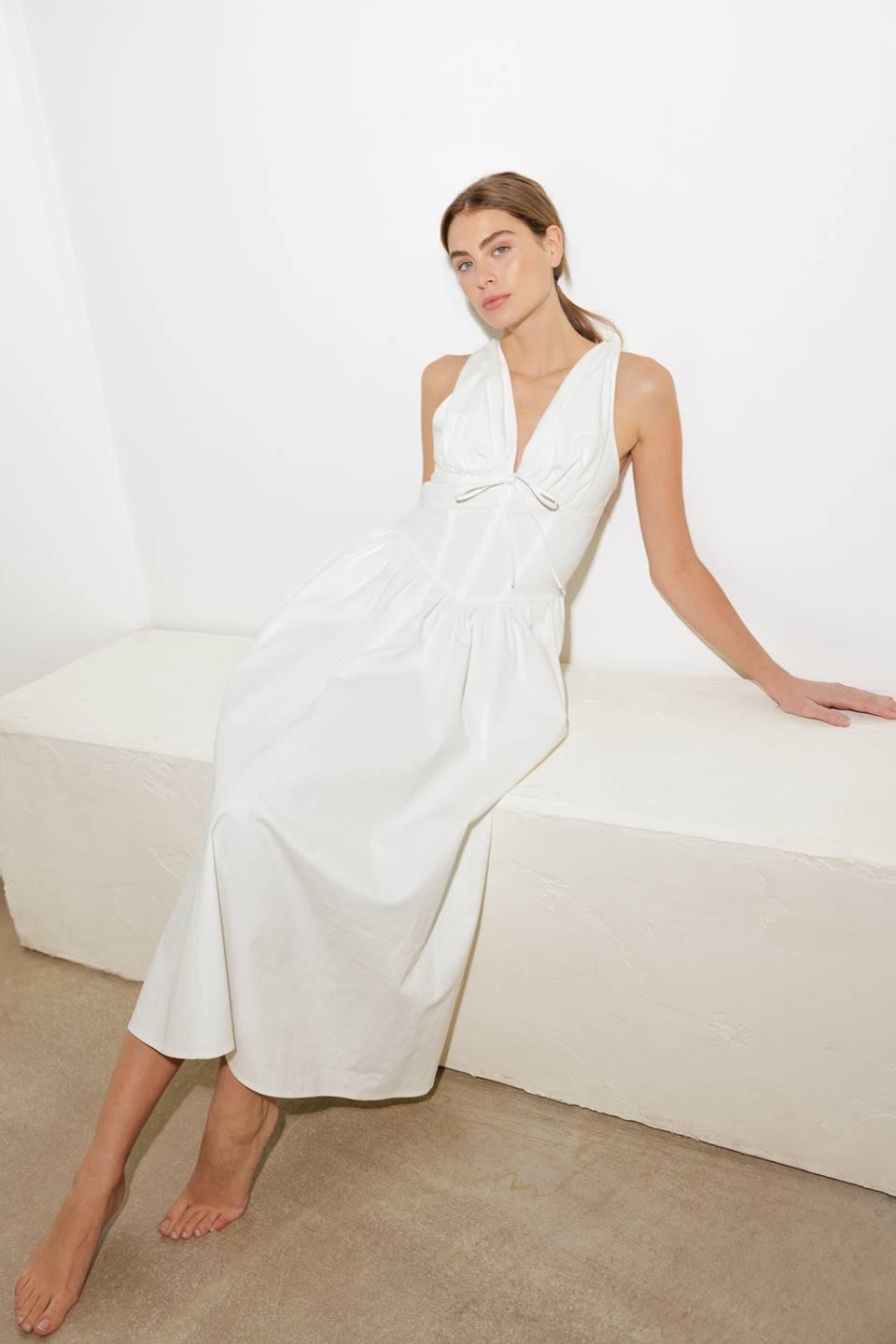 Fanciful Escapes Woven Midi Dress