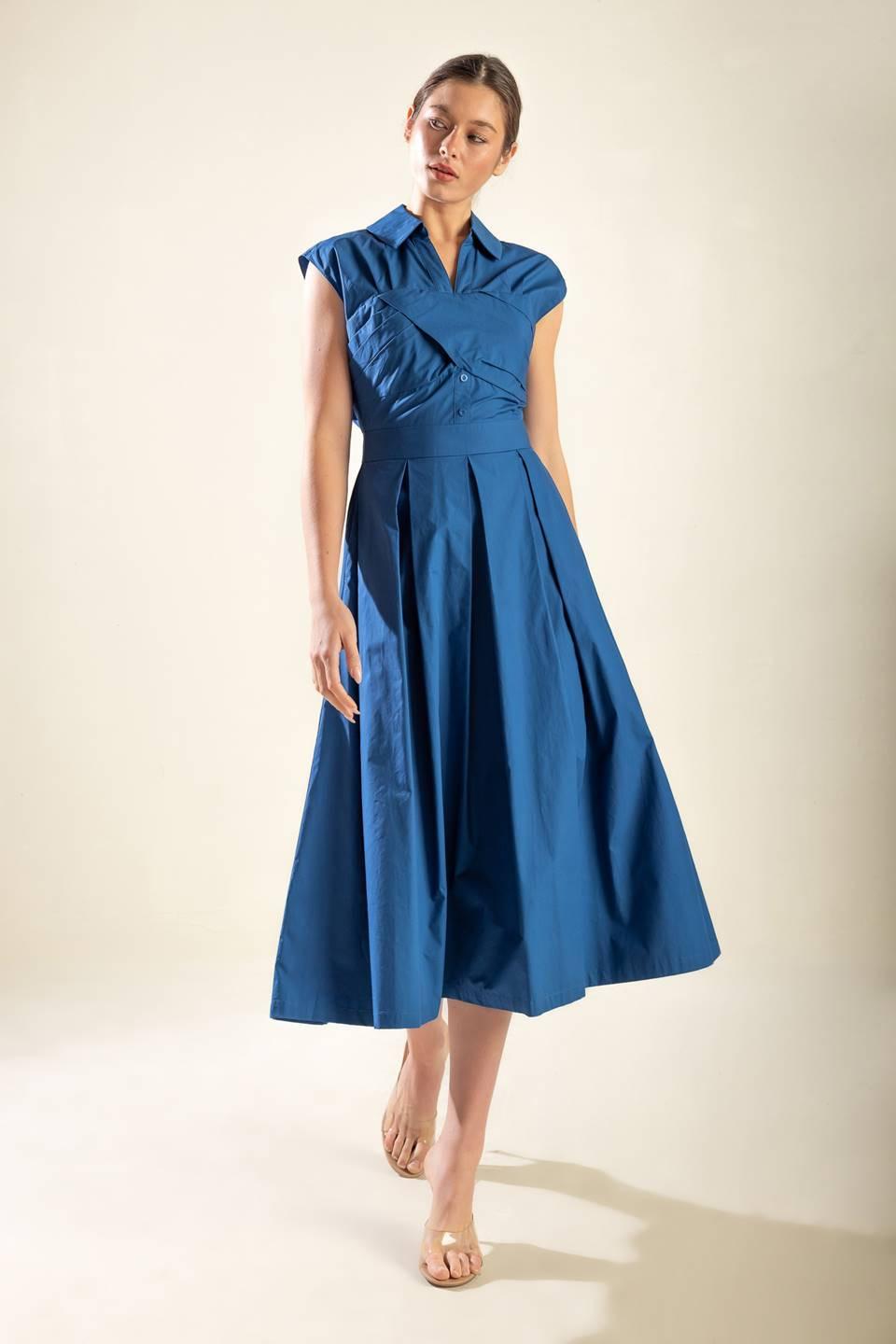 Dreamy Impression Woven Midi Dress
