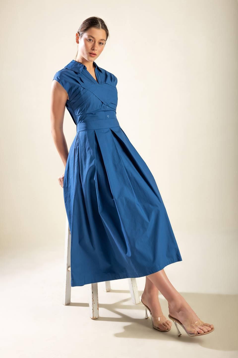 Dreamy Impression Woven Midi Dress