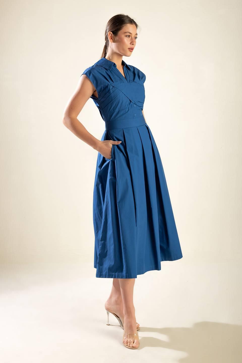 Dreamy Impression Woven Midi Dress
