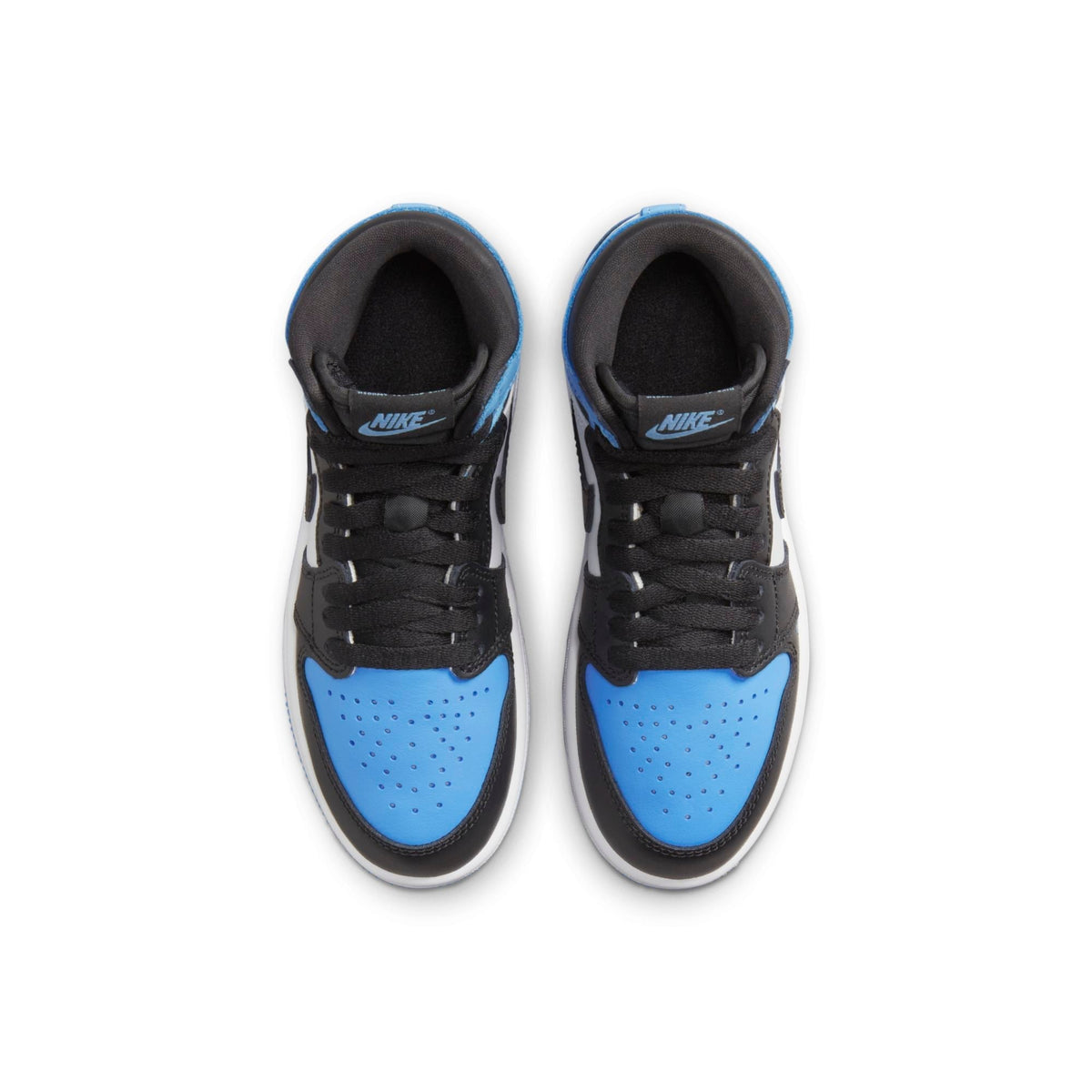 Air Jordan Preschool Retro 1 High Og 'Unc Toe' Ps Sneakers