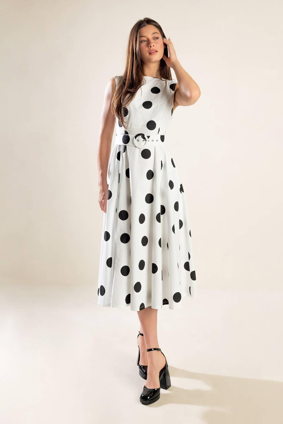 Echoing Fjord Woven Midi Dress
