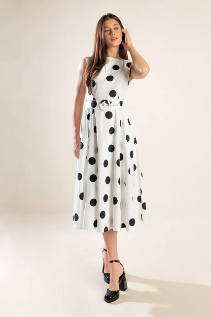 Echoing Fjord Woven Midi Dress