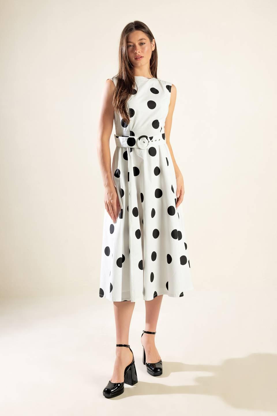 Echoing Fjord Woven Midi Dress