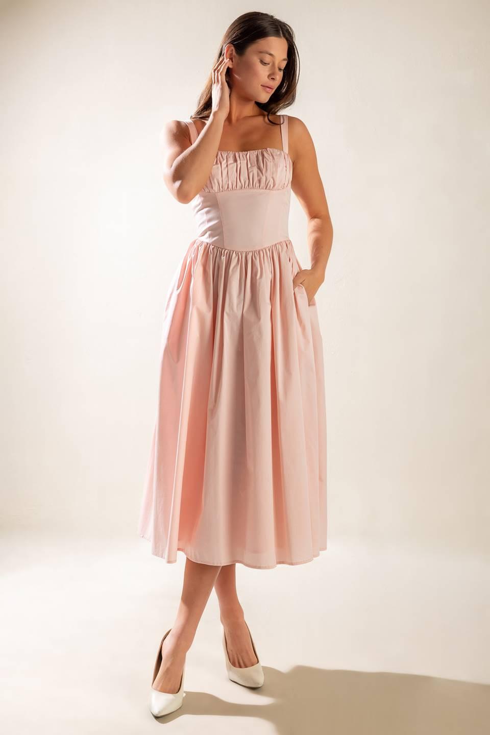 Easily Loved Woven Midi Dress