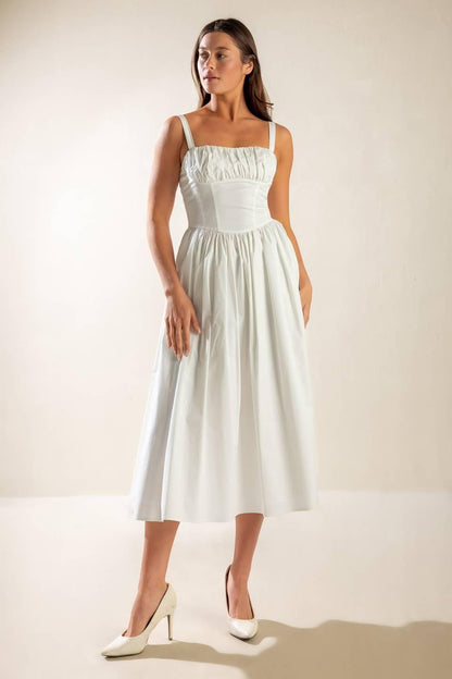 Easily Loved Woven Midi Dress