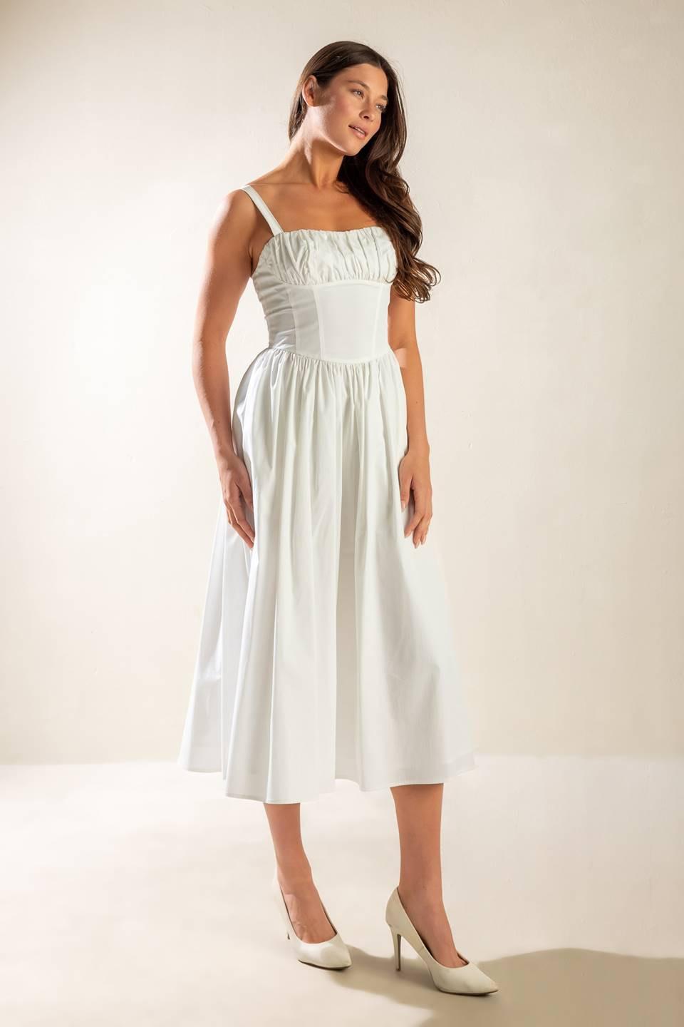 Easily Loved Woven Midi Dress