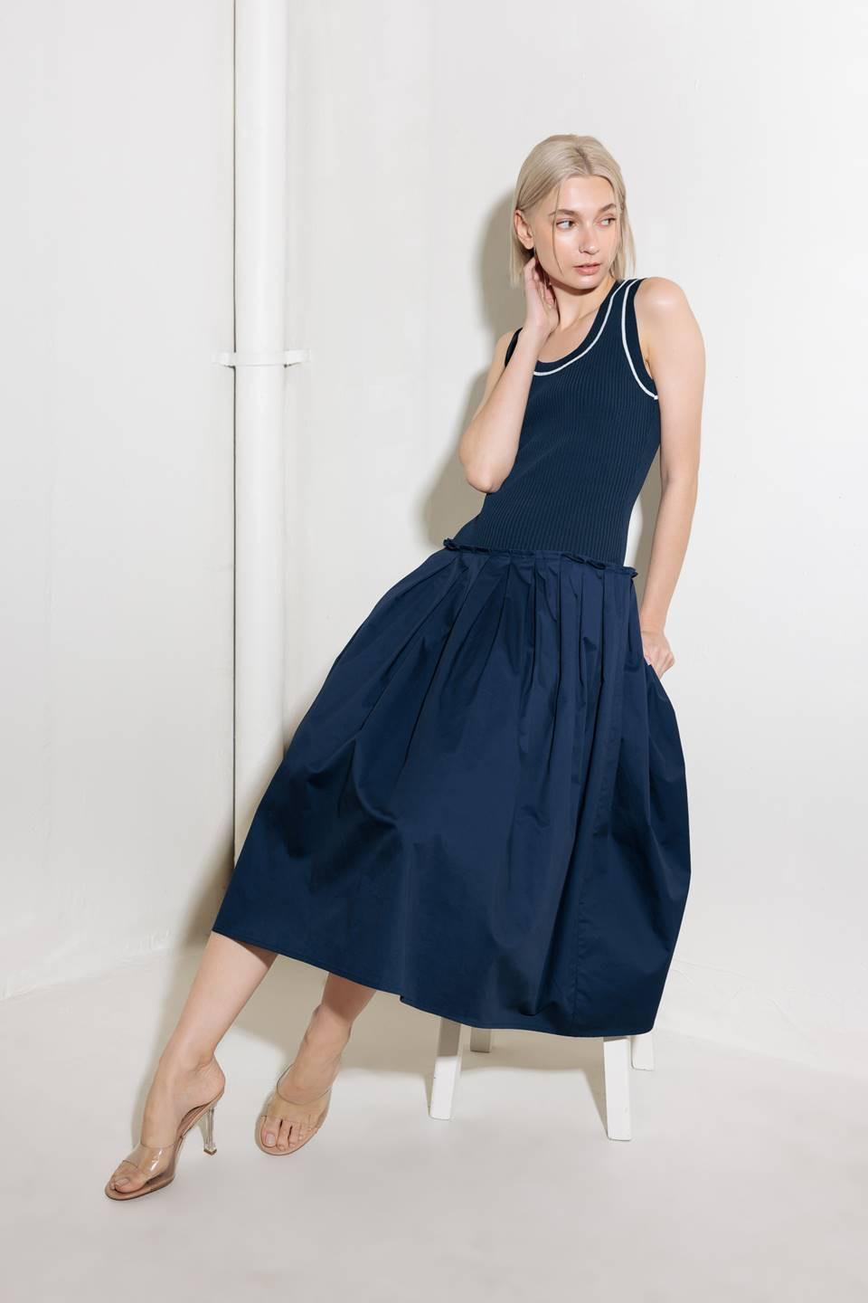 Celebrate Everyday Navy Dress
