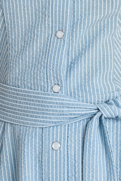 Cafe Au Lait Woven Midi Dress