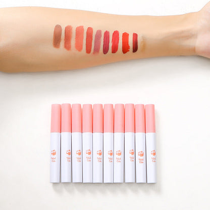 10-Piece Velvet Matte Lip Gloss Set
