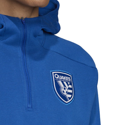 adidas Men's San Jose Earthquakes 3-Stripes Travel Jacket