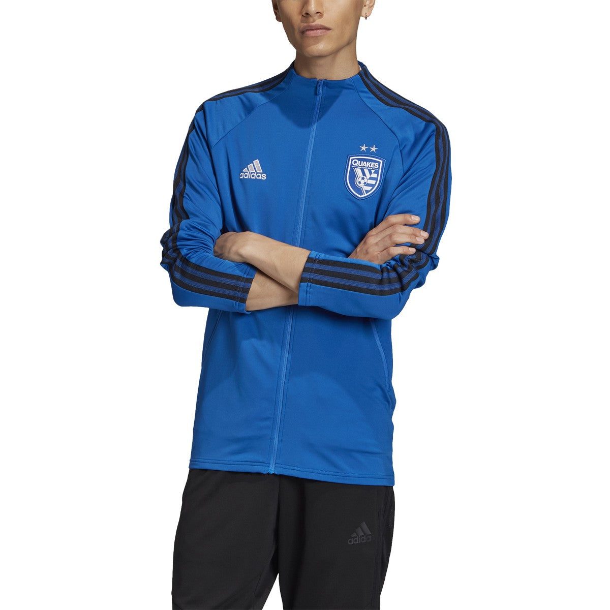 adidas Men's San Jose Earthquakes Anthem Jacket