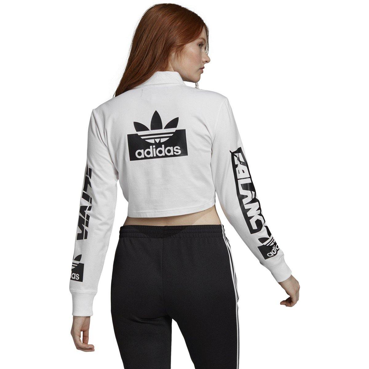adidas Women's Olivia Leblanc Rugby Polo Long-Sleeve Top