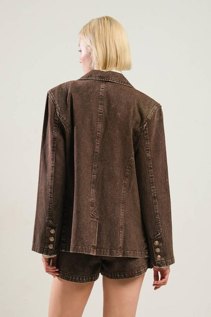 Daring Confidence Denim Blazer