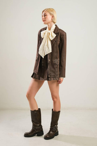 Daring Confidence Denim Blazer