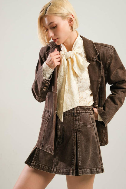 Daring Confidence Denim Blazer