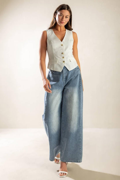 Dinner Date Woven Vest