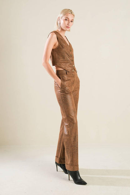 A Gift From Love Leather Vest