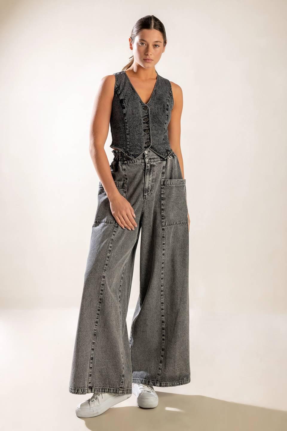 Exploring the City Denim Vest