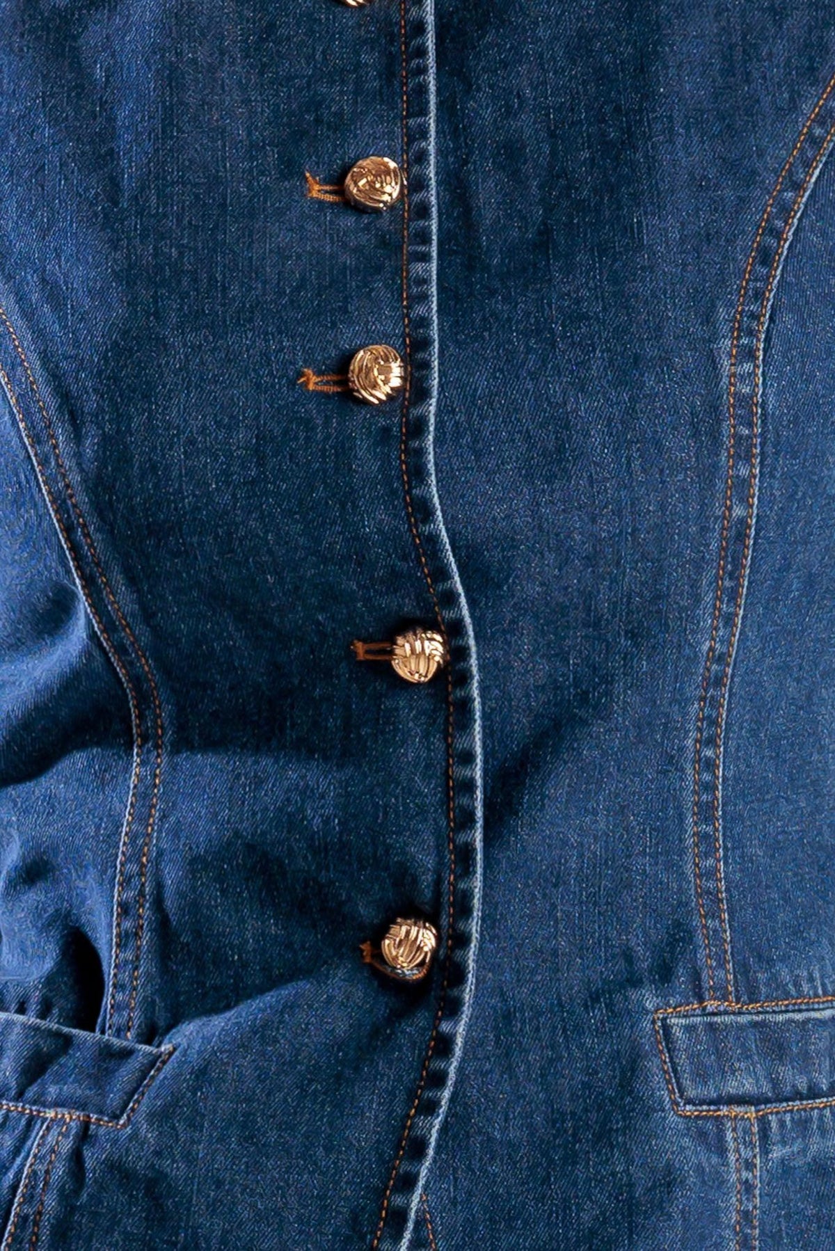 Drive-in Movie Denim Vest