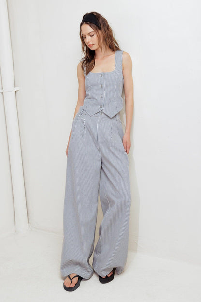 Coastal Chic Woven Vest