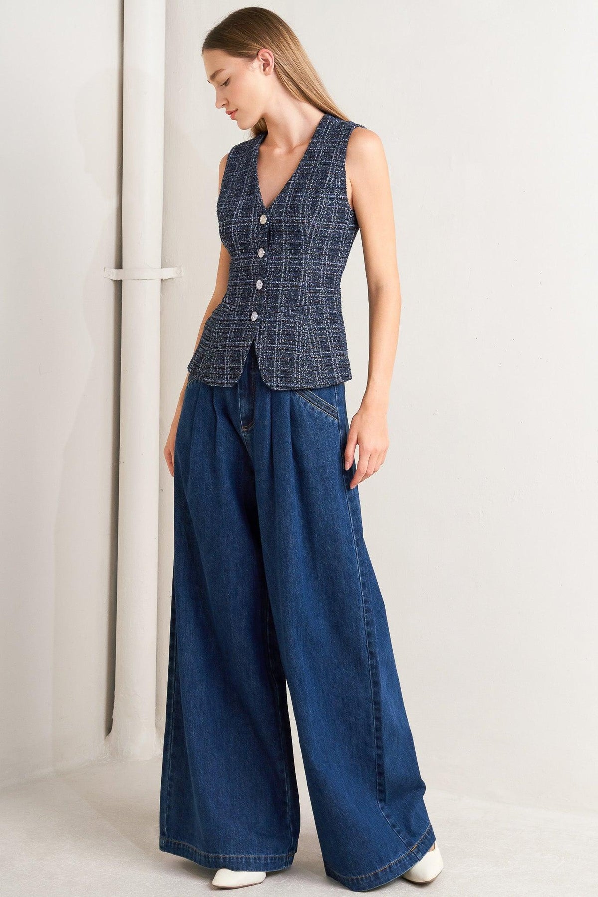 Everyday Icon Tweed Vest
