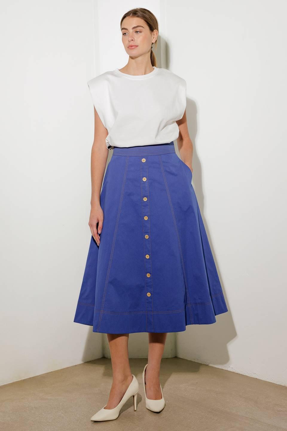 Enchanted Elegance Midi Skirt