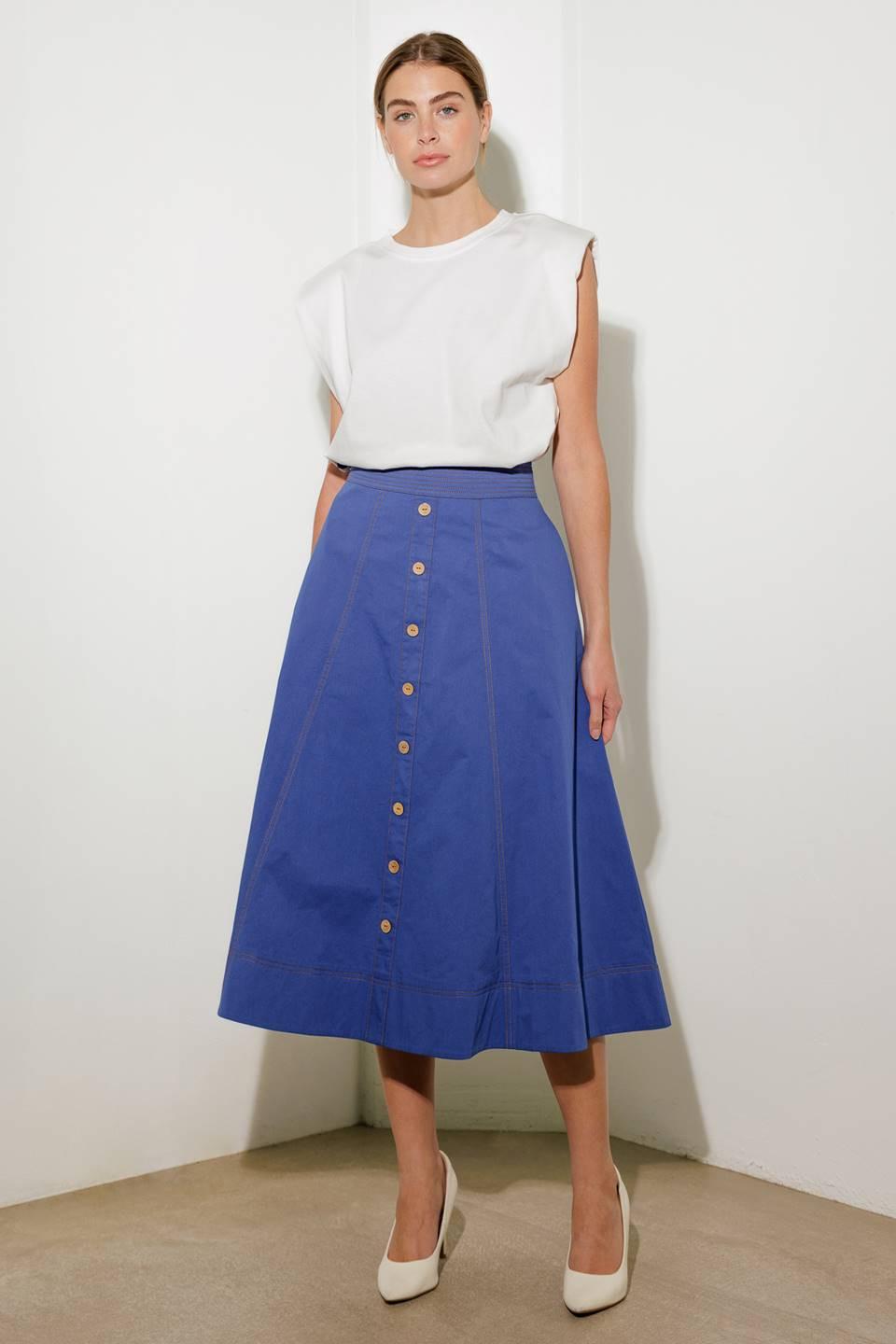 Enchanted Elegance Midi Skirt