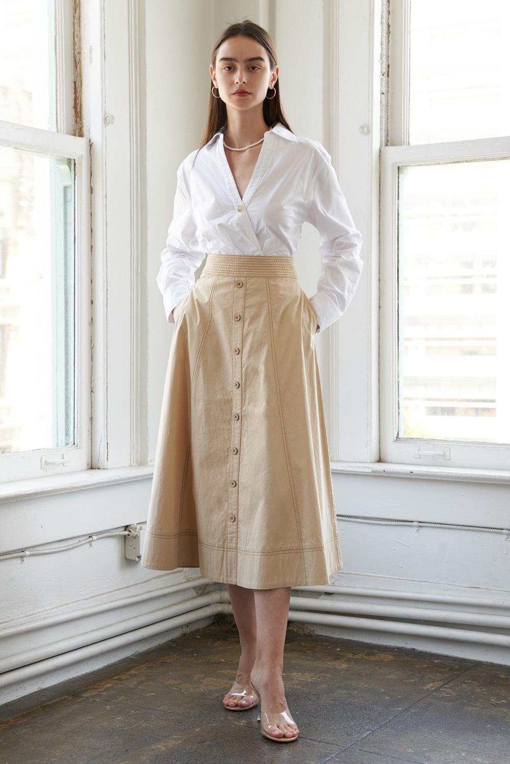 Enchanted Elegance Midi Skirt