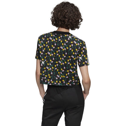 adidas Women's Allover Print Crop Top