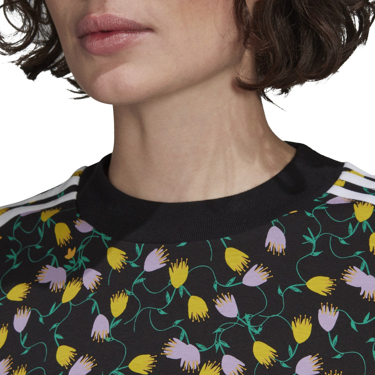 adidas Women's Allover Print Crop Top
