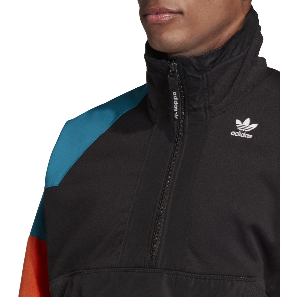 adidas Men's Originals Pt3 Half Zip Fleece Jacket Jackets