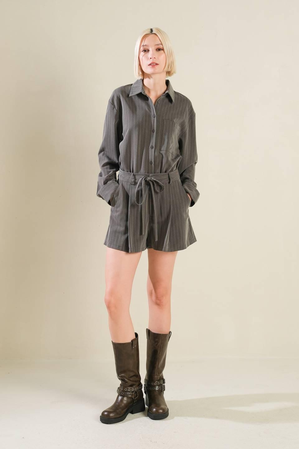 Am I Okay With Woven Romper