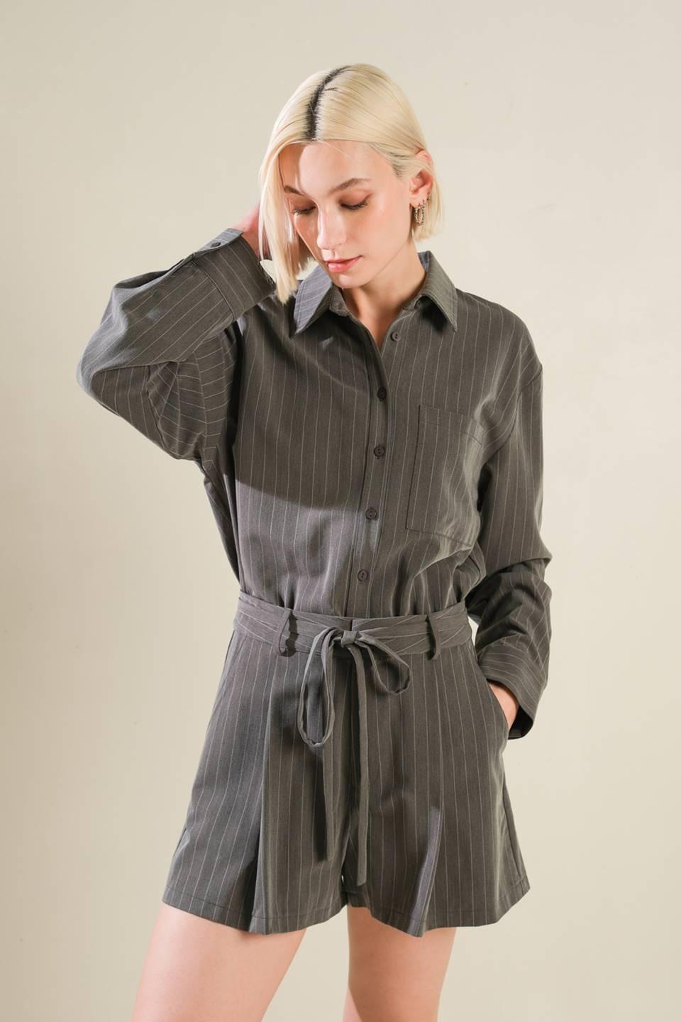 Am I Okay With Woven Romper