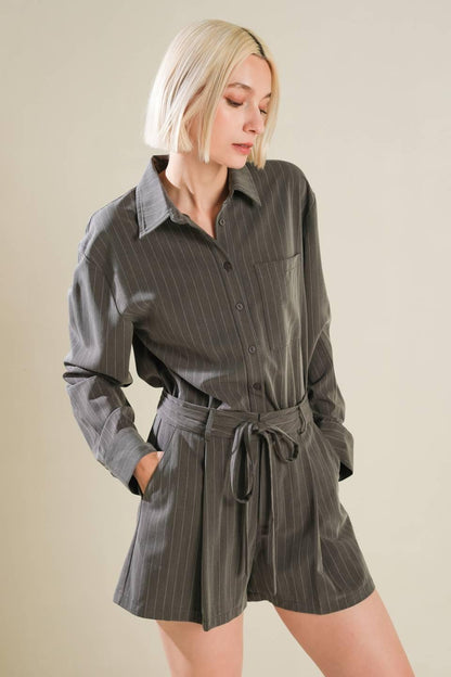 Am I Okay With Woven Romper