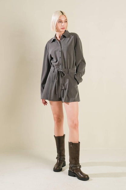 Am I Okay With Woven Romper