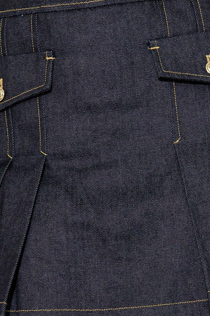 A Fresh Pick Indigo Denim Skort