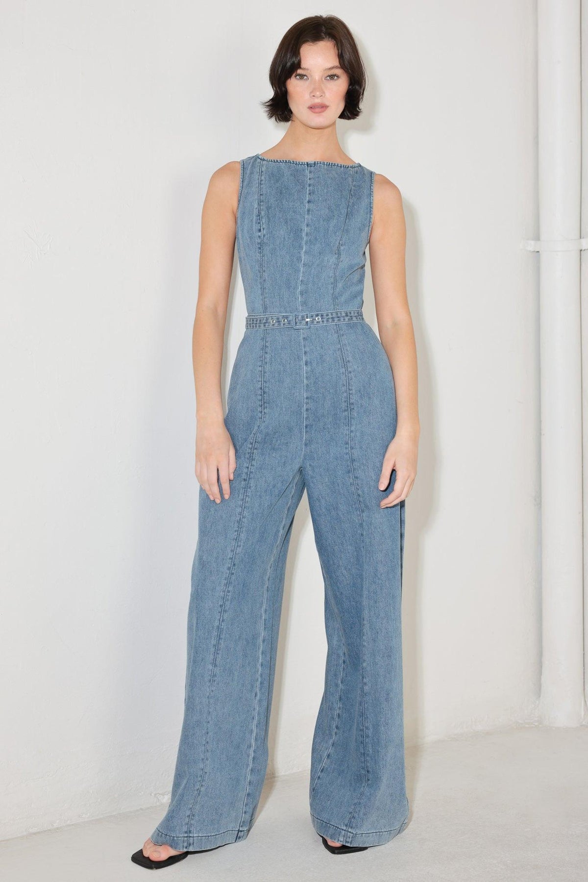 Elevated Edge Denim Jumpsuit