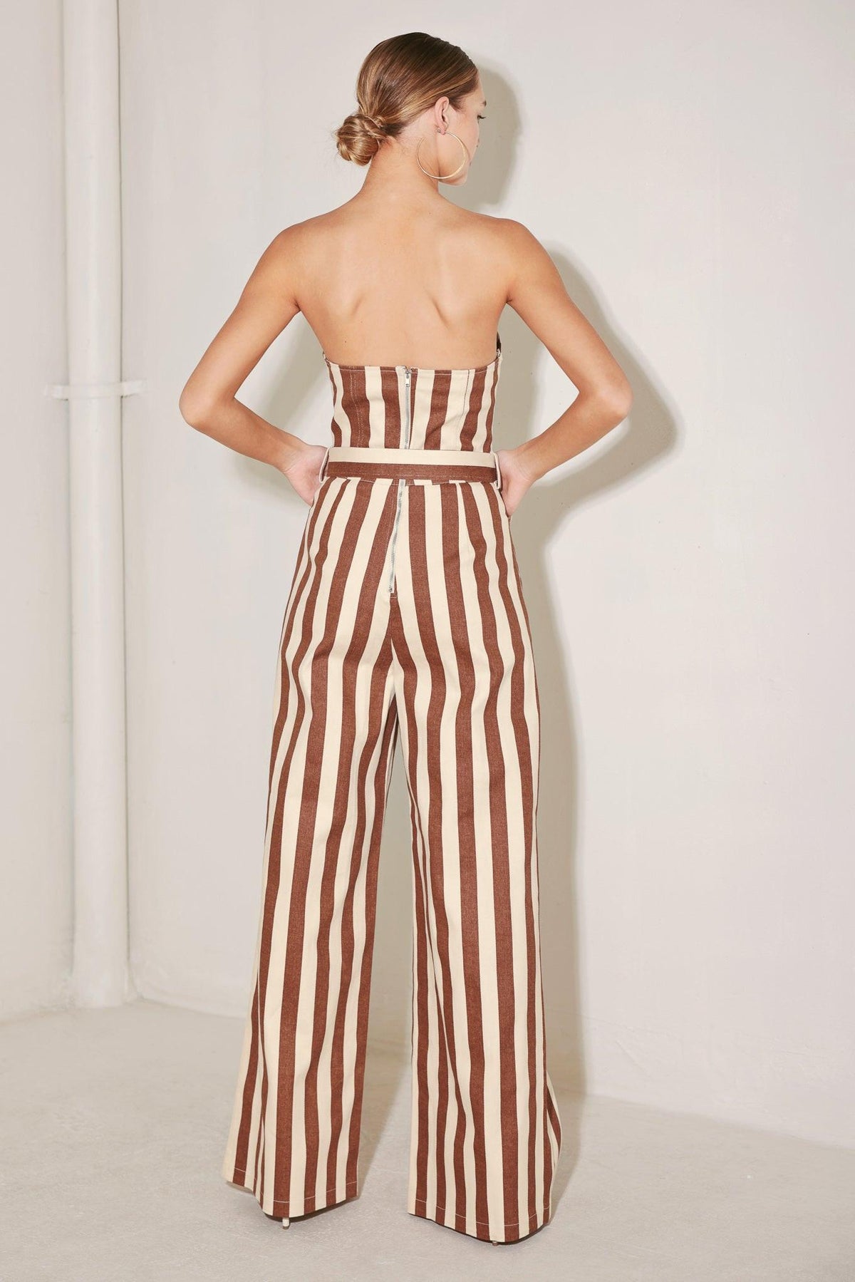 Golden Stripe Era Woven Jumpsuit