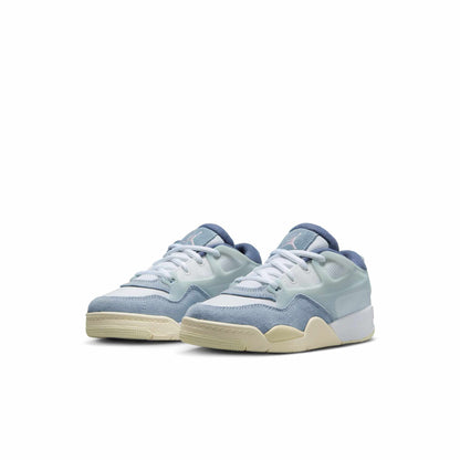 Air Jordan Preschool Retro 4 Rm 'Diffused Blue Ashen Slate' Sneakers
