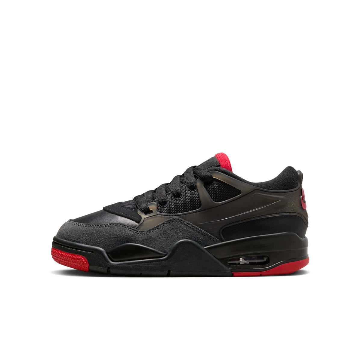 Air Jordan Grade School Retro 4 Rm 'Bred' Sneakers