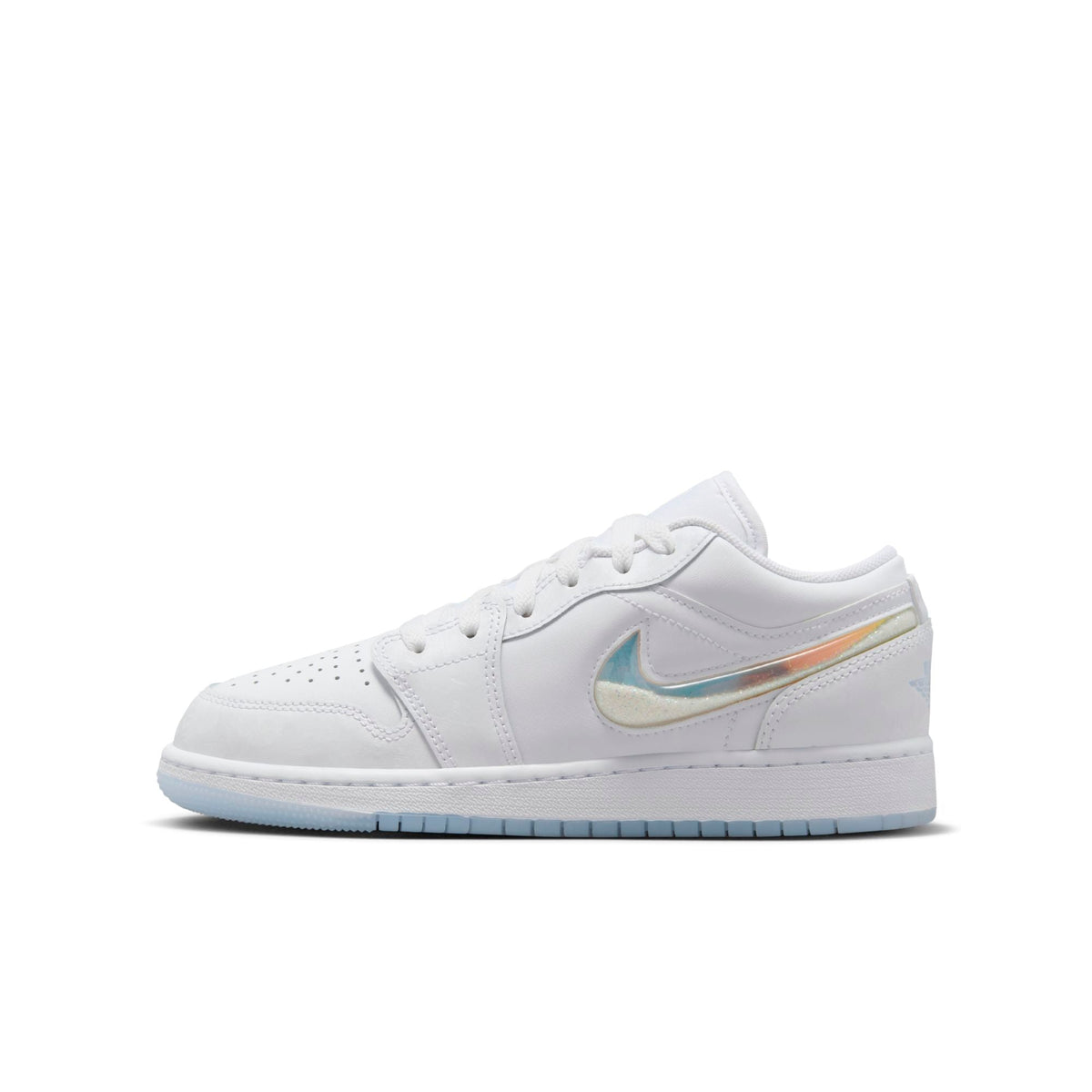 Air Jordan Grade School Retro 1 Low Se 'Glitter Swooshes' Gs Sneakers