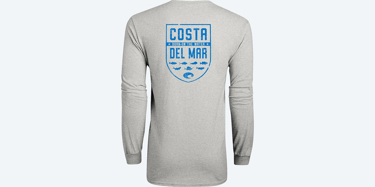 Costa Men's Species Shield Long Sleeve Long Sleeve Shirts
