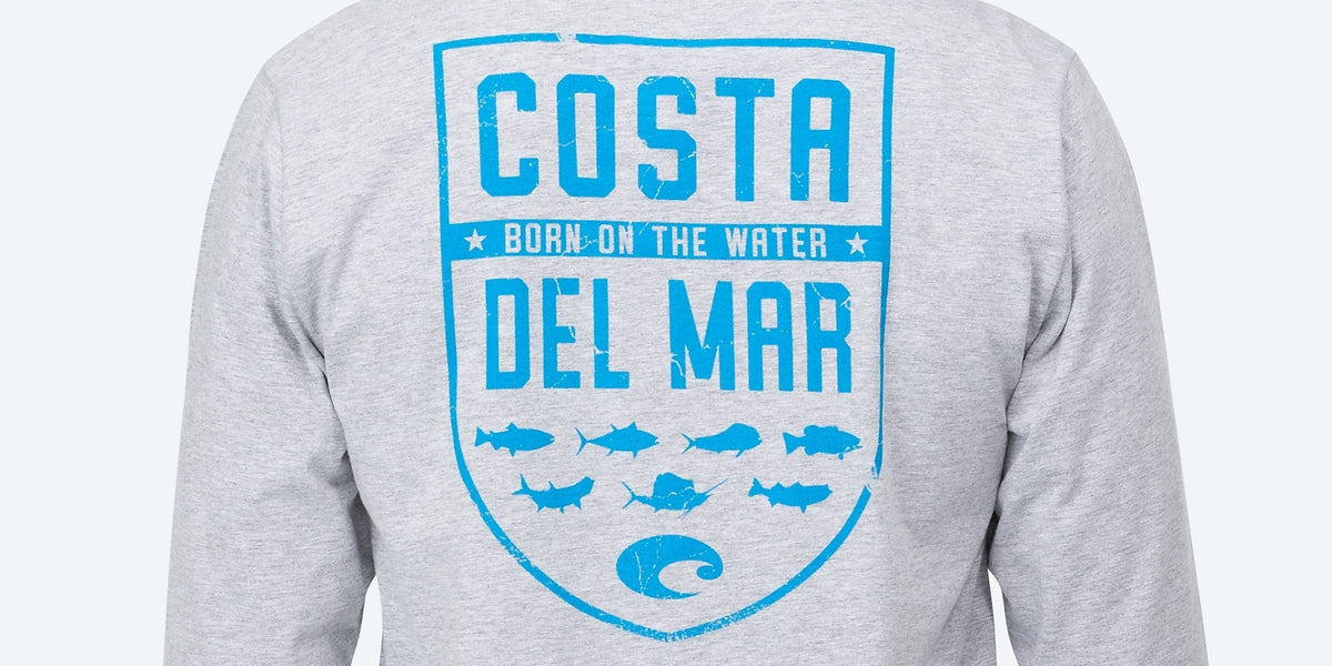 Costa Men's Species Shield Long Sleeve Long Sleeve Shirts