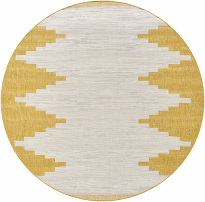 Djugun Yellow Outdoor Rug - Clearance