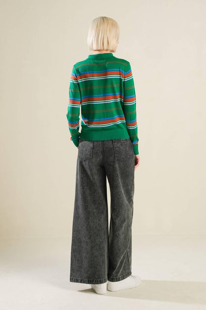 Call it Fate Sweater Polo Top